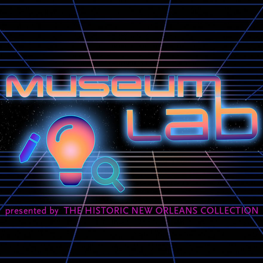 Museum Lab logo with graphic of pencil, lightbulb, and magnifying glass